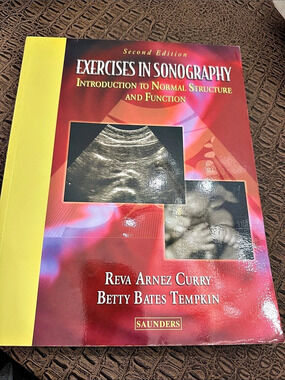 Exercises in Sonography 2nd Ed Curry Tempkin Ultrasound Workbook Textbook